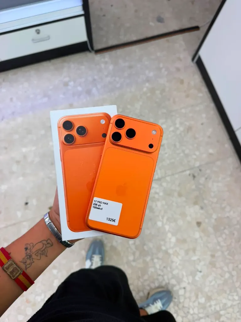 IPHONE 17 PRO MAX 256gb salud 100